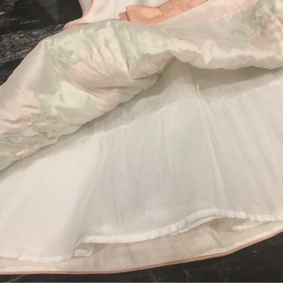 Youngland 3/6 month dress with polyester lining and tulle underneath. - Picture 5 of 5